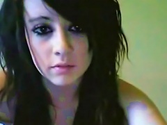 Dark-haired Emo Is Poking Her Porn Videos