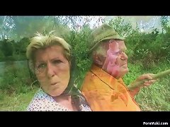 Grandpa Fucks Busty Granny And Teen Outdoor Porn Videos